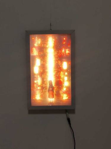 light painting 3d frame 