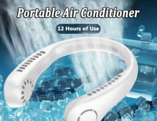  Mini Portable Neckband Fan available All Over Pakistan with cash on 🚚