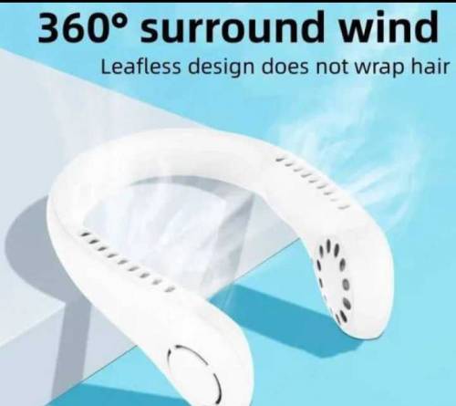  Mini Portable Neckband Fan available All Over Pakistan with cash on 🚚
