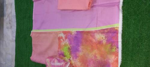 3 pcs lawn Suits , branded item