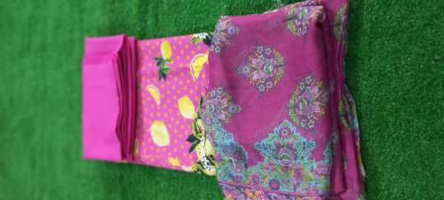 3 pcs lawn Suits , branded item
