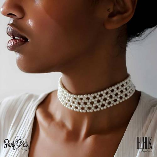  Multi Layers Pearl Necklace And Bracelet set