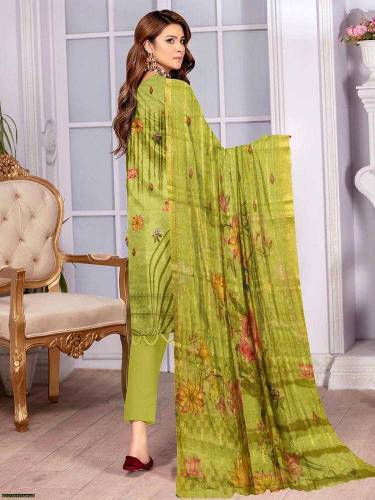 Amna.B Ulfat 3 Pcs women's unstitched Lawn printed suit