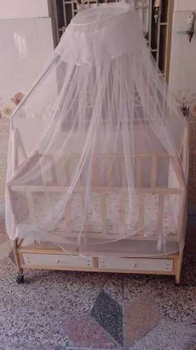 Baby Wooden Cot & Swing