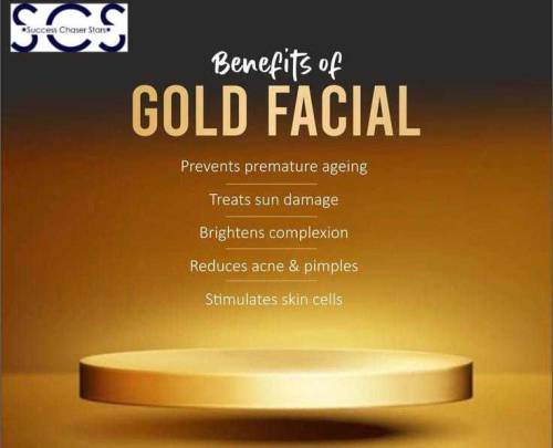 Gold urgent facial