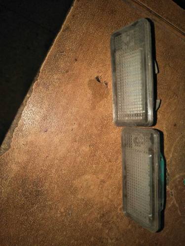 led 12 volt car back number plate light pair of 2
