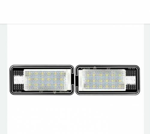 led 12 volt car back number plate light pair of 2