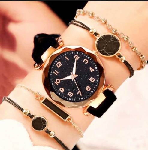 5Pcs  Set Womens Watches Set ladies fashion watch 