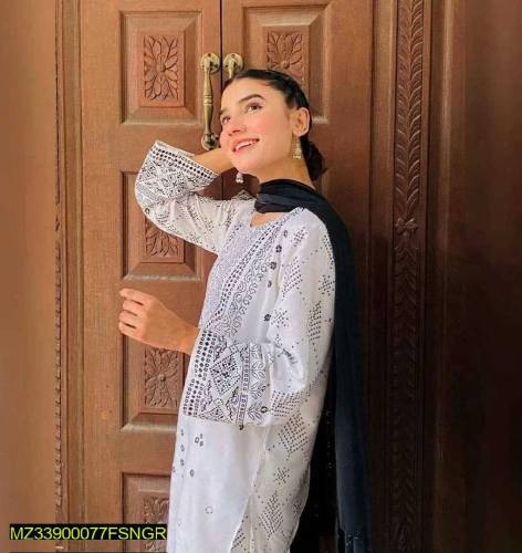 •  Fabric: Linen•  Available Size: Medium•  Size: (Chest: 20 Inches, L