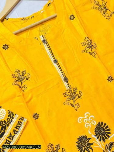 2pcs women cotton lawn suits 