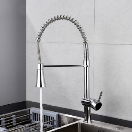 China Matte Black Kitchen Brass Faucet Deck Mounted Mixer Tap 360 D