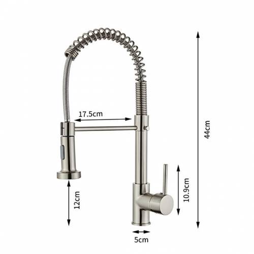 China Matte Black Kitchen Brass Faucet Deck Mounted Mixer Tap 360 D