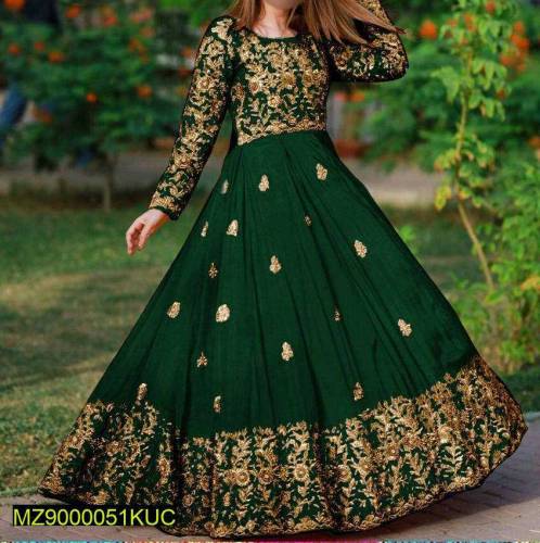 •  Fabric: Shamoz Silk•  Front: Embroidered•  Sleeves: Embroidered•