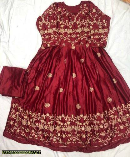 •  Fabric: Shamoz Silk•  Front: Embroidered•  Sleeves: Embroidered•