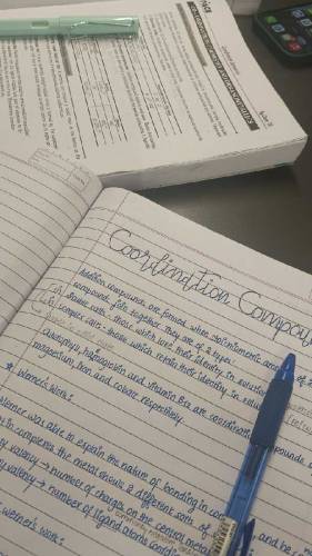Handwriting work