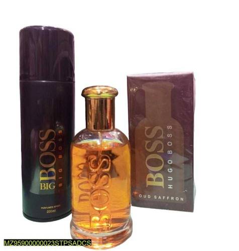 original boss long lasting perfume bottle with free body spray 