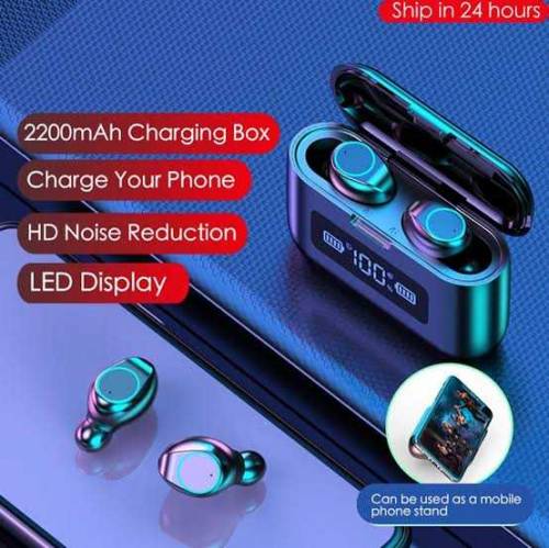 V7 TWS Wireless LED Light Display Airpods