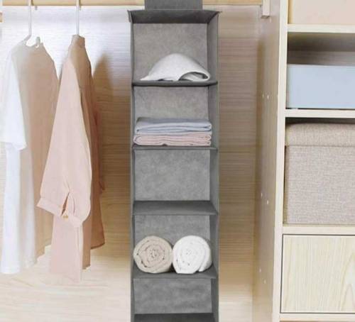 5 Compartment Cloth Storage Organizer 