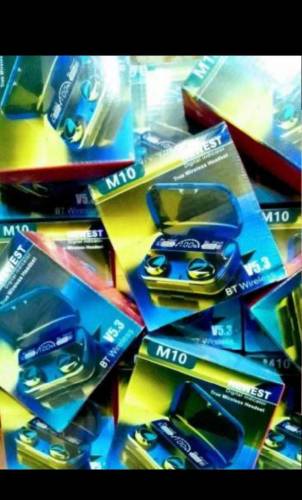 m-10 earbuds wireless advance payment 450 rupees new box pack 