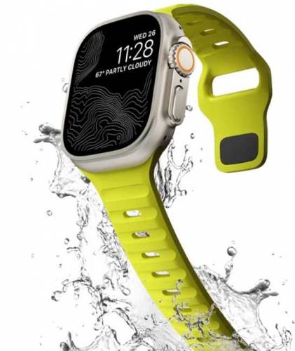 soft silicone sports strap for Apple ultra 8 se 7