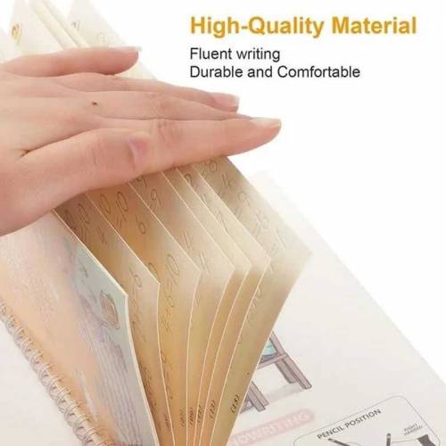 Magic Practice Copybook(4 BOOKS+5 INK REFILL) , Magic Book For Montess