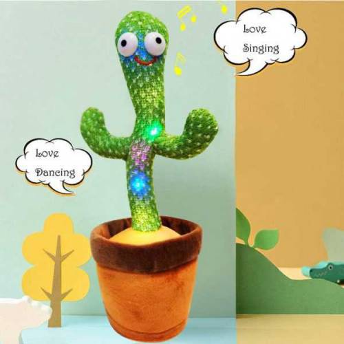 Dancing cactus rechargeable toy