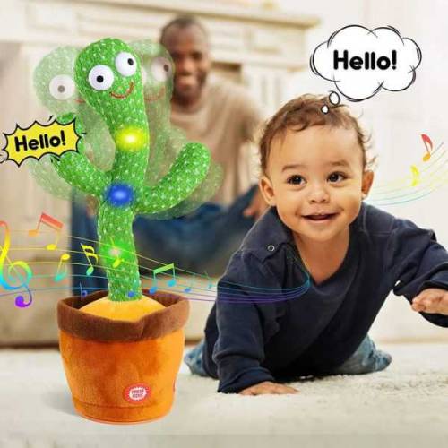 Dancing cactus rechargeable toy