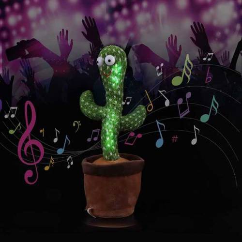 Dancing cactus rechargeable toy