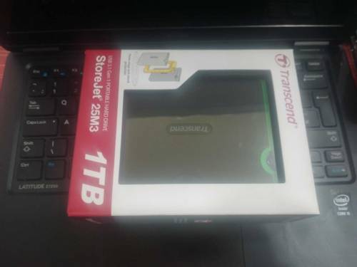 1TB EXTERNAL HDD NEW 1 YEAR WARRANTY FINGER SENSER