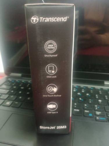 1TB EXTERNAL HDD NEW 1 YEAR WARRANTY FINGER SENSER