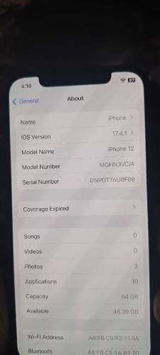 i phone 12 64 gb jv