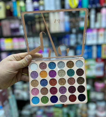 Glitter Metallic Look Eye Makeup Pallette, 30 shades