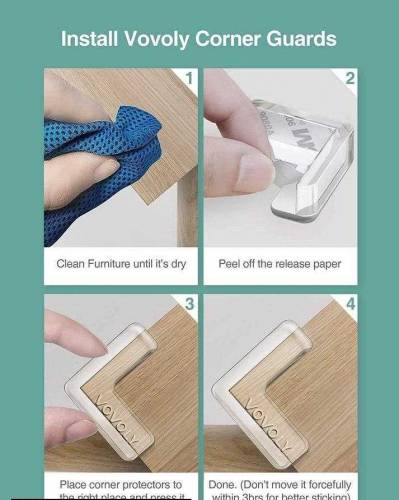 Silicone corner edge protector 