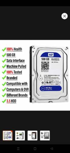 hard drive wd 500gb 