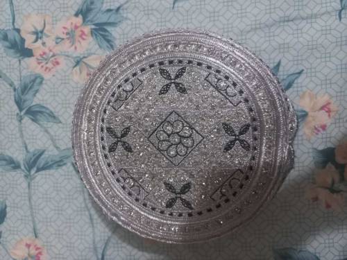 sindhi white zarcon topi original