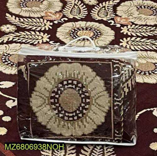 4pcs velet jacquard Double Bedsheet