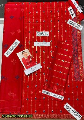 Women unstitched well known  lawn, Gul Ahmed, Sapphire,Khadi, chikenka