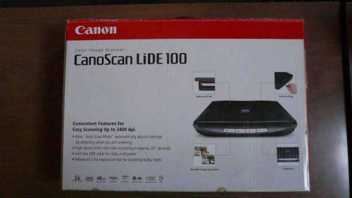CanoScan LiDE 100 Scanner.