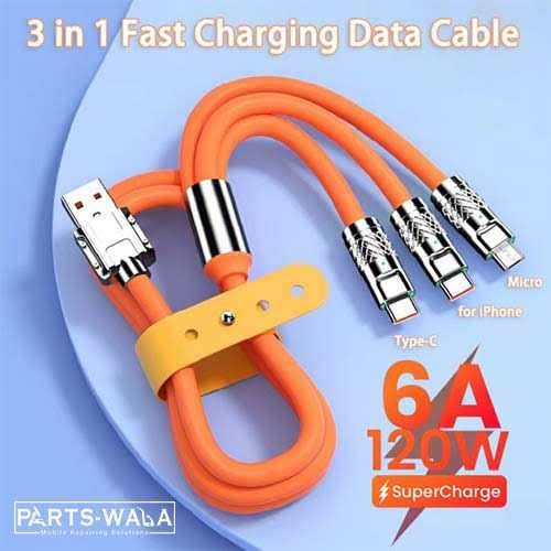 mobile charging cable 3 in 1
