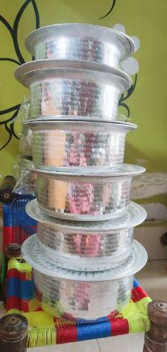 Pure silver Soorti & lid 