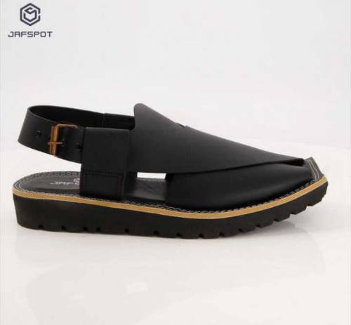 Jaf Spot - signature Peshawari chappal black