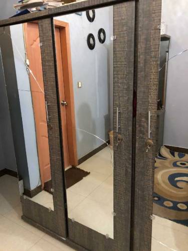 bedroom set in bed dressing table 3 doors cupboard for sale in a good