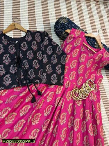 2 piece women's stitched 