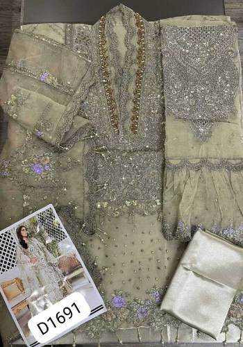 organza full loaded emb on Demanded article 