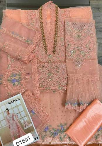 organza full loaded emb on Demanded article 