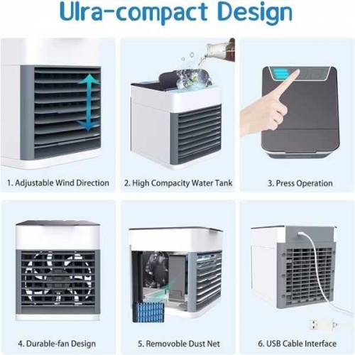 Portable Personal Air Conditioner 3 In 1 Air Cooler(usb Operated)