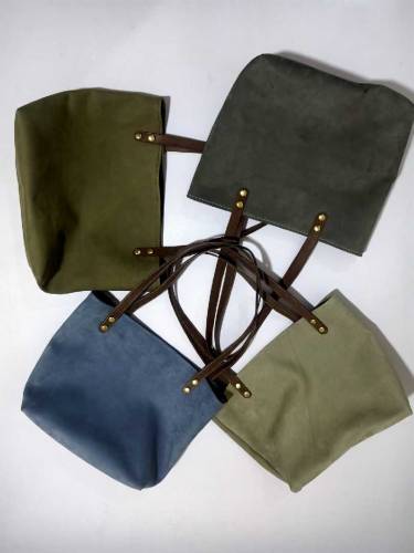 high quality cow  leather bag 