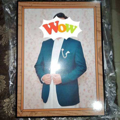 Customize your photo with crystal frames available in all sizes