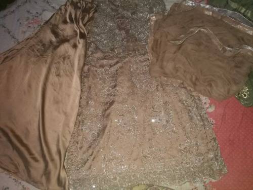 net party wear long shirt with silk Palazzo beautiful dress for weddin