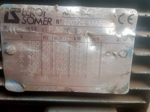 1kilo wat Three phase motor 